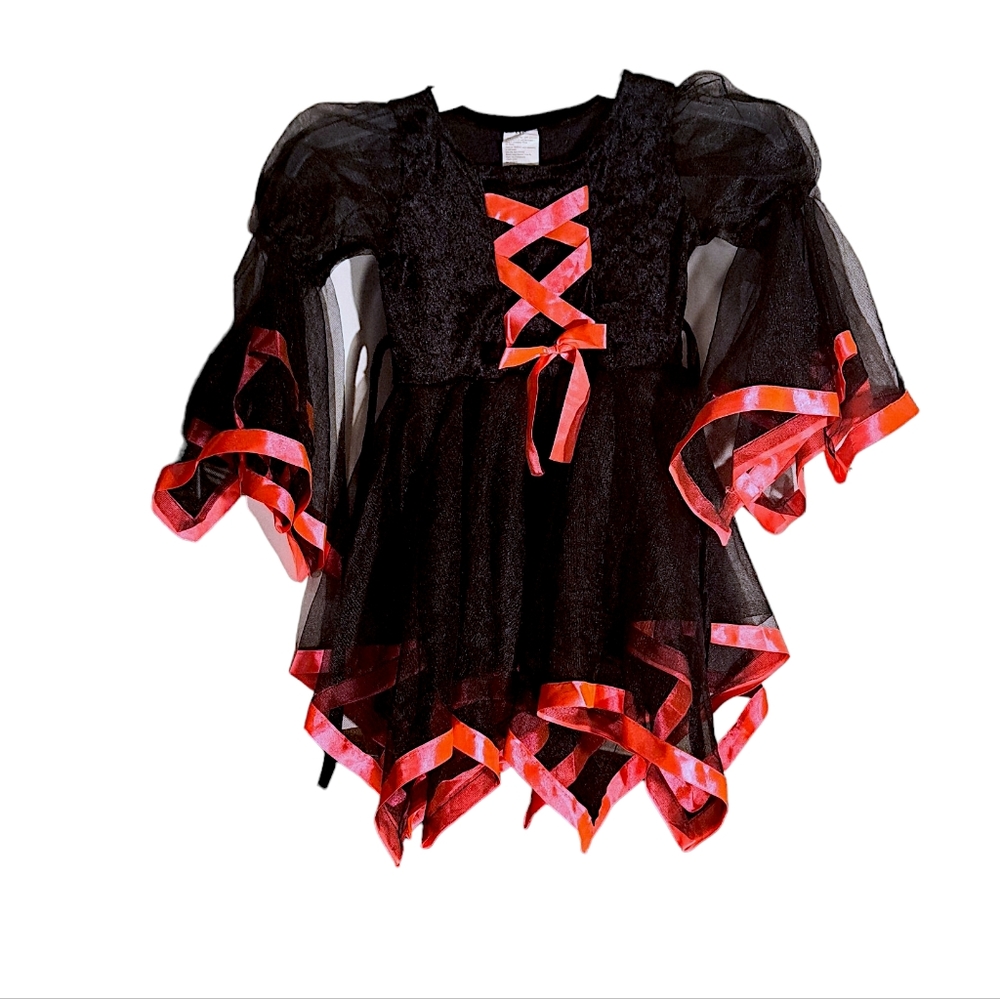 Children's witch costume, size 3t- 4t hot pink/black never worn NWOT